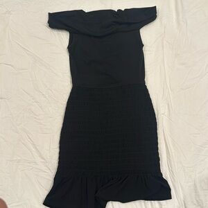 BCBG off the shoulder dress